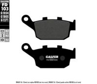 GALFER BRAKES - Pastilla de freno semi metalica - Equiv: FA140X